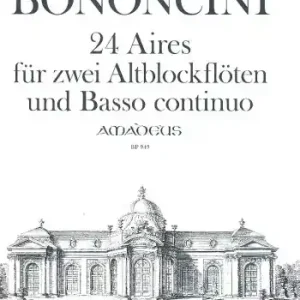 Rabatt 24 Aires für 2 Altblockflöten und Bc