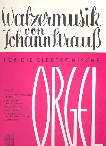 Walzermusik für E-Orgel Online Kaufen