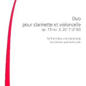 Duo op.73,3 für Klarinette und Violoncello Markenprodukt