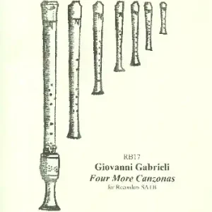 4 more Canzonas for 4 recorders (SATB) Günstig