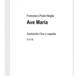 Solange Der Vorrat Reicht Ave Maria op.10 für gem Chor a cappella