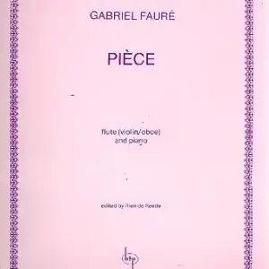 Pièce for flute (violin/oboe) and piano Ausverkauf