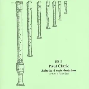 Nur Für Kurze Zeit Suite A major with Antiphon for recorder quartet (SATB)