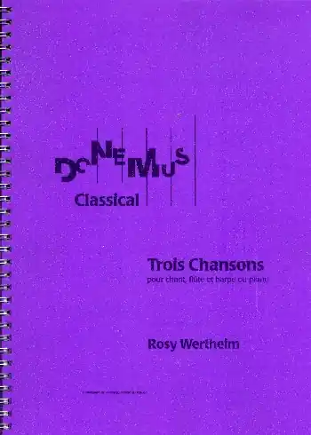 Günstig 3 Chansons pour chant, flûte et harpe (piano)