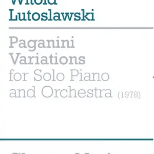 Paganini Variations for piano and orchestra Bestpreis