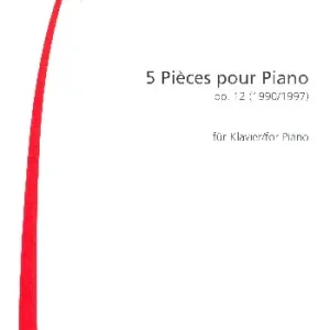 5 Pieces pour piano Sale