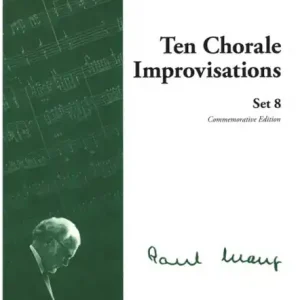 10 Chorale Improvisations vol.8 for organ Neu Im Sortiment
