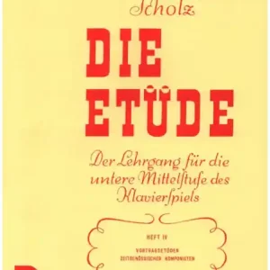 Die Etüde Band 4 Lehrgang für die untere Mittelstufe des Klavierspiels Mega-Angebot