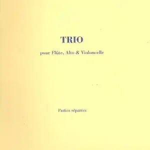 Trio op.40 pour flûte, alto et violoncelle Online Kaufen