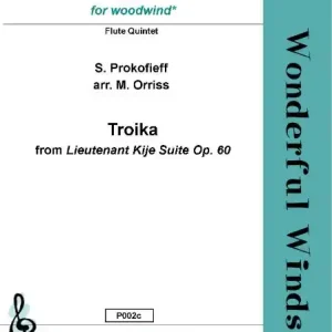 Markenprodukt Troika op.60 for flute quintet