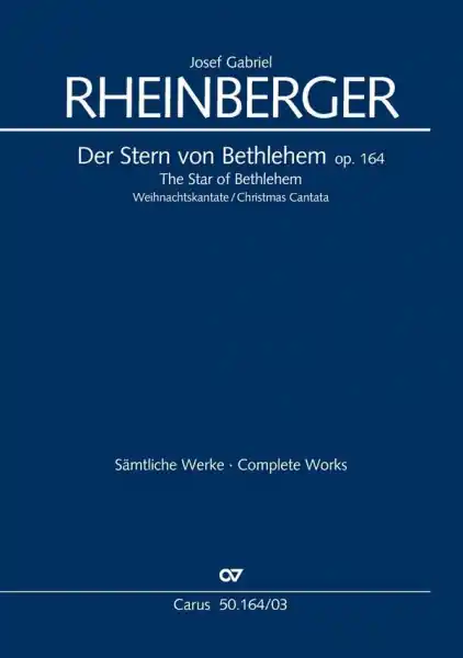 Preiswert Der Stern von Bethlehem op.164 für Soli (SB), 8stg. Chor und Orchester
