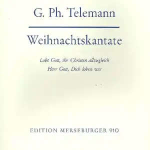Kostenloser Versand Weihnachtskantate für Soli (STB), Doppelchor, Orchester, Orgel