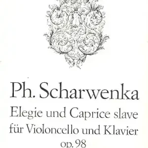 Kracherpreis Elegie und Caprice slave op.98 für Violoncello und Klavier