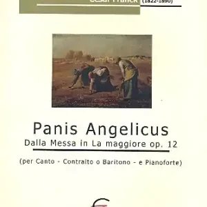 Aktuell Panis angelicus aus der Messe A-Dur op.12 für Alt oder Bariton