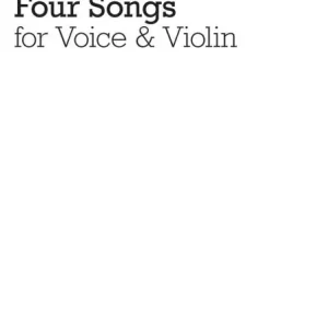 Günstig 4 Songs op.35 for soprano and violin (en)