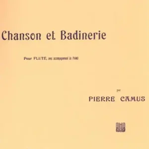 Chanson et badinerie pour flute avec accompagnement de piano Online Kaufen