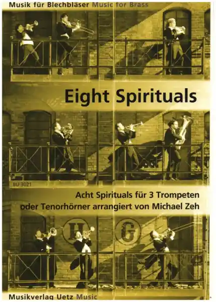 8 Spirituals für 3 Trompeten (Tenorhörner) Kostenloser Versand