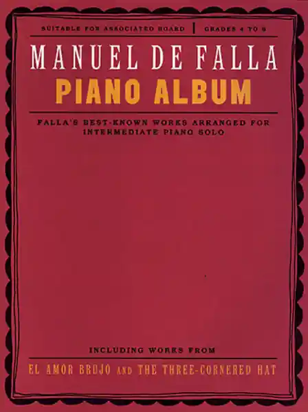 Piano Album Falla's best-known Works for intermediate piano Sale