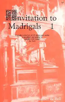 Garantierte Lieferung Invitation to Madrigals vol.1 for mixed chorus (SAB)