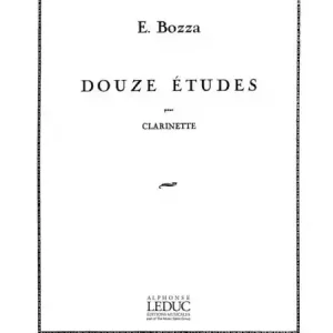 Angebot 12 études pour clarinette