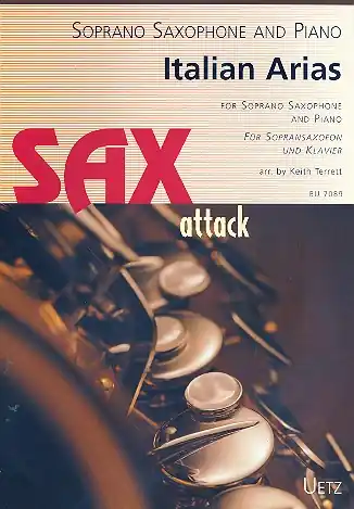 Italian Arias for soprano saxophone and piano Finale Aktion