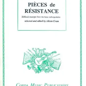 Sofort Bestellen Pièces de résistance for bass viol