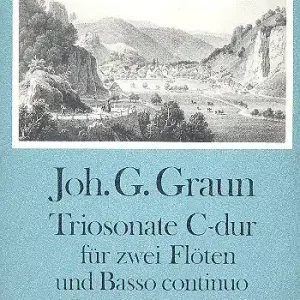 Triosonate C-Dur für 2 Flöten und Bc Schneller Versand