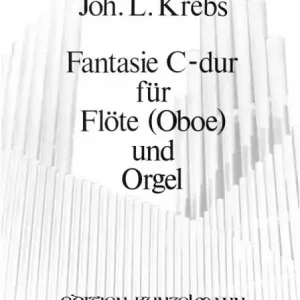 Kostenloser Versand Fantasie C-Dur für Flöte (Oboe) und Orgel