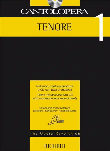 Cantolopera Collection - Tenore vol.1 (+CD) for tenor and piano Ausverkauf