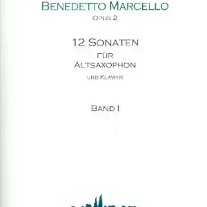 Beliebt 12 Sonaten op.2 Band 1 (Nr.1-3) (+CD) für Altsaxophon und Bc
