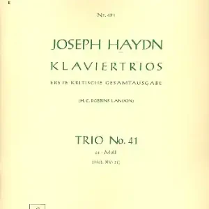 Mega-Angebot Trio es-Moll Nr.41 Hob.XV:31 für Klavier, Violine und Violoncello