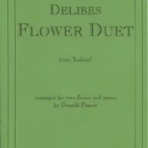Flower Duet from Lakmé for 2 flutes and piano Sale