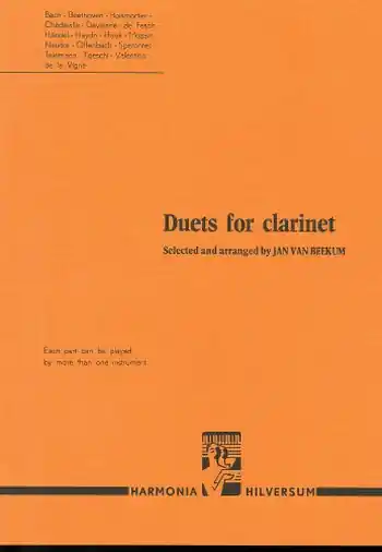 Duets for Clarinet for 2 clarinets Sale