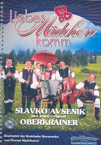 Kostenloser Versand Liebes Mädchen komm (+CD) für Steirische Harmonika in Griffschrift