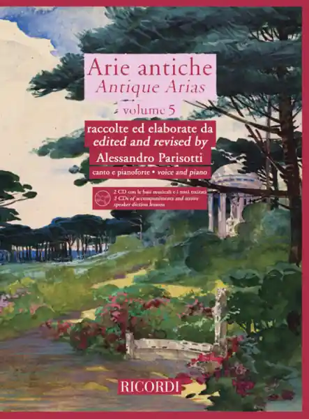 Aktuell Arie antiche vol.5 (+2 CD's) per canto e pianoforte