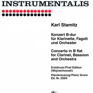 Top-Angebot Konzert B-Dur für Klarinette, Fagott und Orchester für Klarinette, Fagott und Klavier