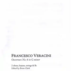 Finale Aktion Ouverture 6 in G minor no.6 for 2 oboes, bassoon, strings and bc