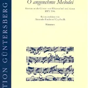Knallerangebot O angenehme Melodei Kantate Nr.210a BWV210a