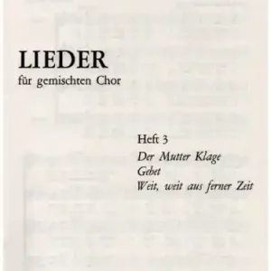 Lieder op.60 Band 3 für gem Chor a cappella Rabatt