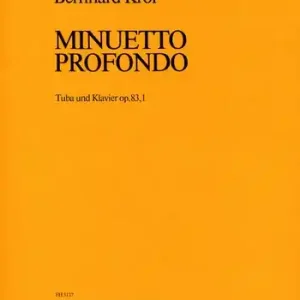 Minuetto profondo op. 83,1 für Tuba und Klavier Neue Kollektion