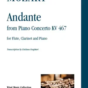 Andante from Piano Concerto KV467 for flute, clarinet and piano Rabatt