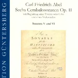 6 Cembalosonaten op.2 Nr.5-6 für Violine (Flöte), Violoncello und Cembalo Schneller Versand
