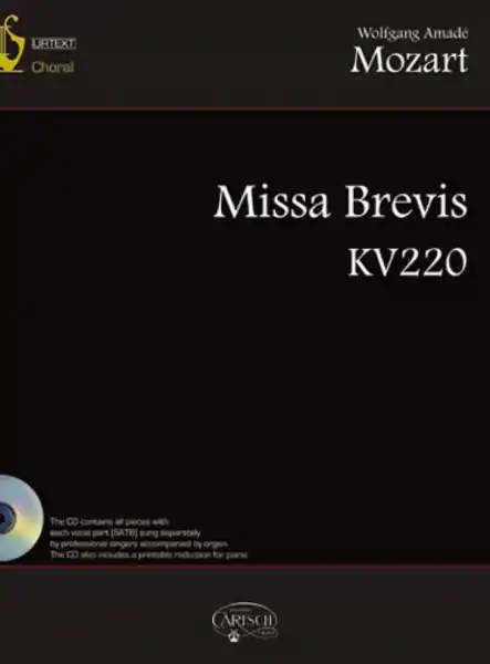 Super-Preis Missa Brevis KV220 (+CD-Rom) für gem Chor und Orchester