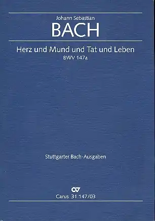 Rabatt Herz und Mund und Tat und Leben Kantate Nr.147 BWV147a