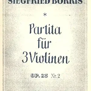 Begrenztes Angebot Partita op.23,2 für 3 Violinen