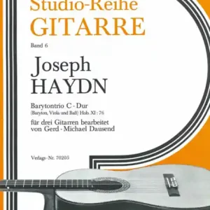 Barytontrio C-Dur Hob.XI:76 für 3 Gitarren Neuheit
