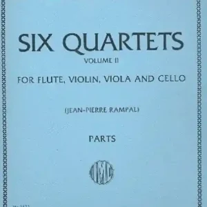 6 Quartets vol.2 (nos.4-6) for flute and string trio Abverkauf