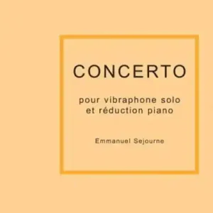 Concerto pour vibraphone et orchestre à cordes Begrenztes Angebot