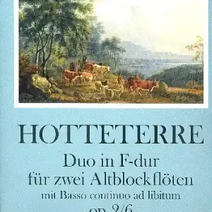 Duo F-Dur op.2,6 für 2 Altblockflöten und Bc Gratis Versand