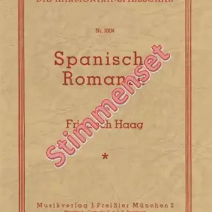 Kostenloser Versand Spanische Romanze für Akkordeonorchester